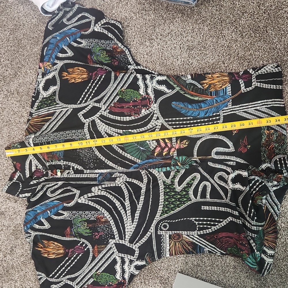 FARM Rio Black Tropical Print Jumpsuit Romper - Picture 5 of 7